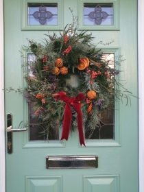 Orange & Cinnamon Christmas Wreath